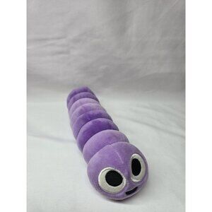 Slither.io Bendable Worm Purple 8" Plush Stuffed Animal Toy Game Bonkers